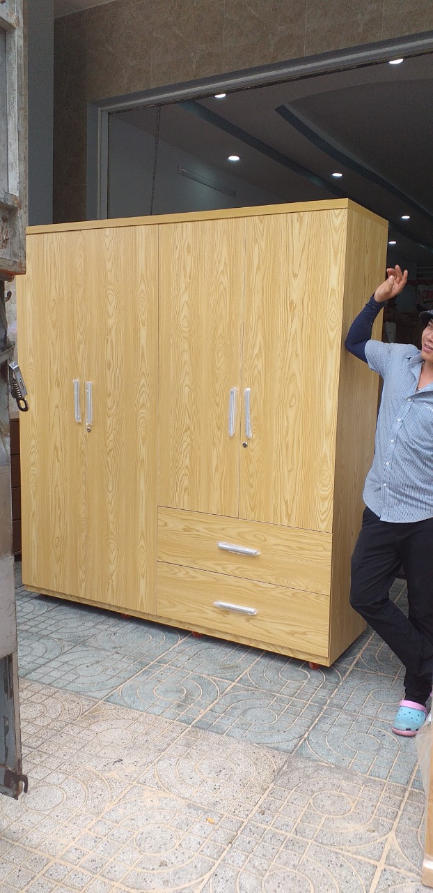 Tủ quần áo 4 cánh MDF