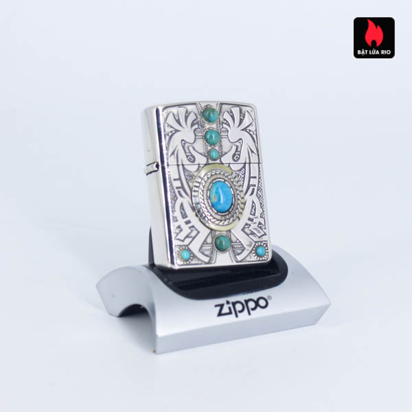 Bật Lửa Zippo Asia Za-5-8B – Lacke Bạc