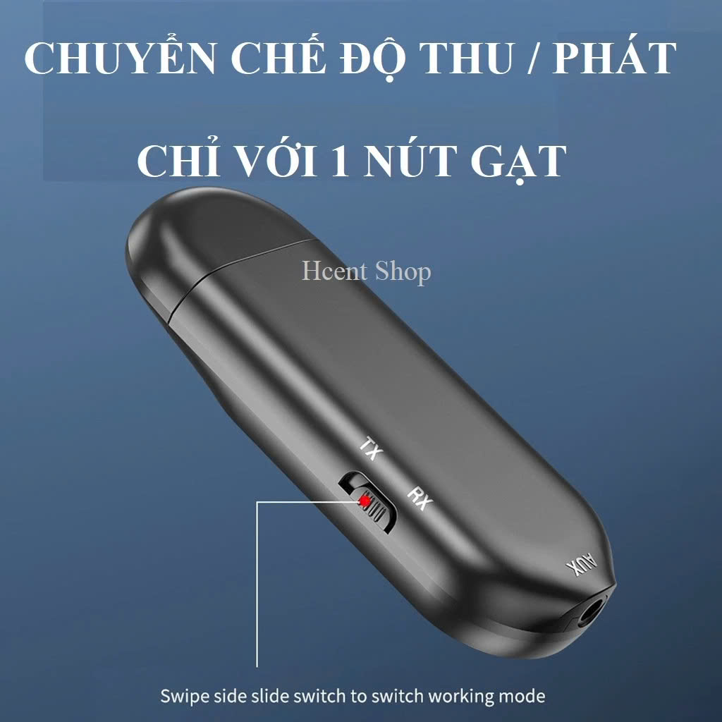 Bộ Thu Phát Bluetooth 5.0 Không Dây  Đa Năng Kèm Màn Hình LCD – Hàng Nhập Khẩu Usb Bluetooth 5.0 có màn hình hiển thị thu phát âm thanh HIFI Stereo cho tivi loa, âm ly laptop, PC