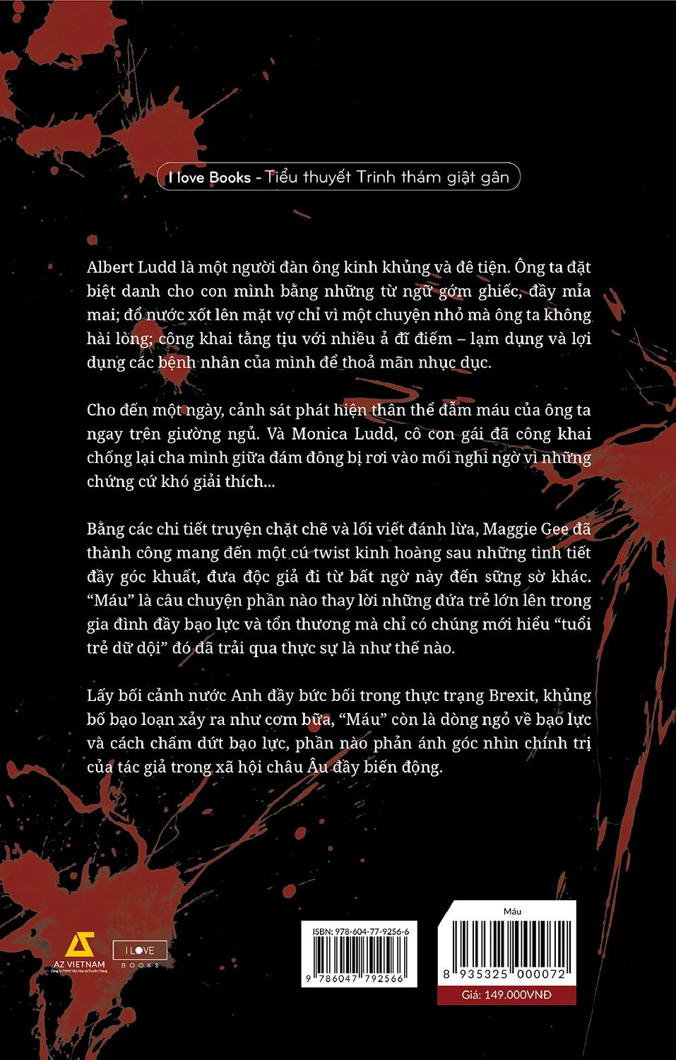 Máu (Tiểu Thuyết Trinh Thám)