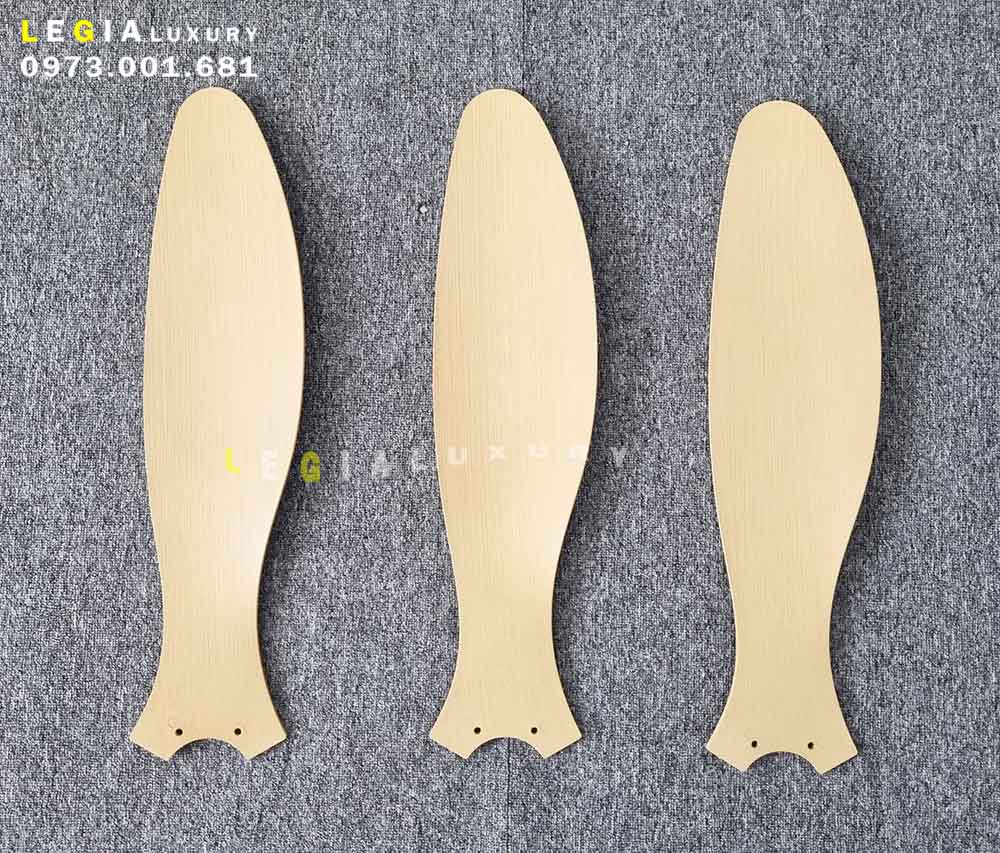 Quạt Trần Chung Cư Gió Mạnh LÊ GIA LGFAN697T - Chiều Cao 26cm - Sải Cánh 132cm - Bảo Hành 5 Năm