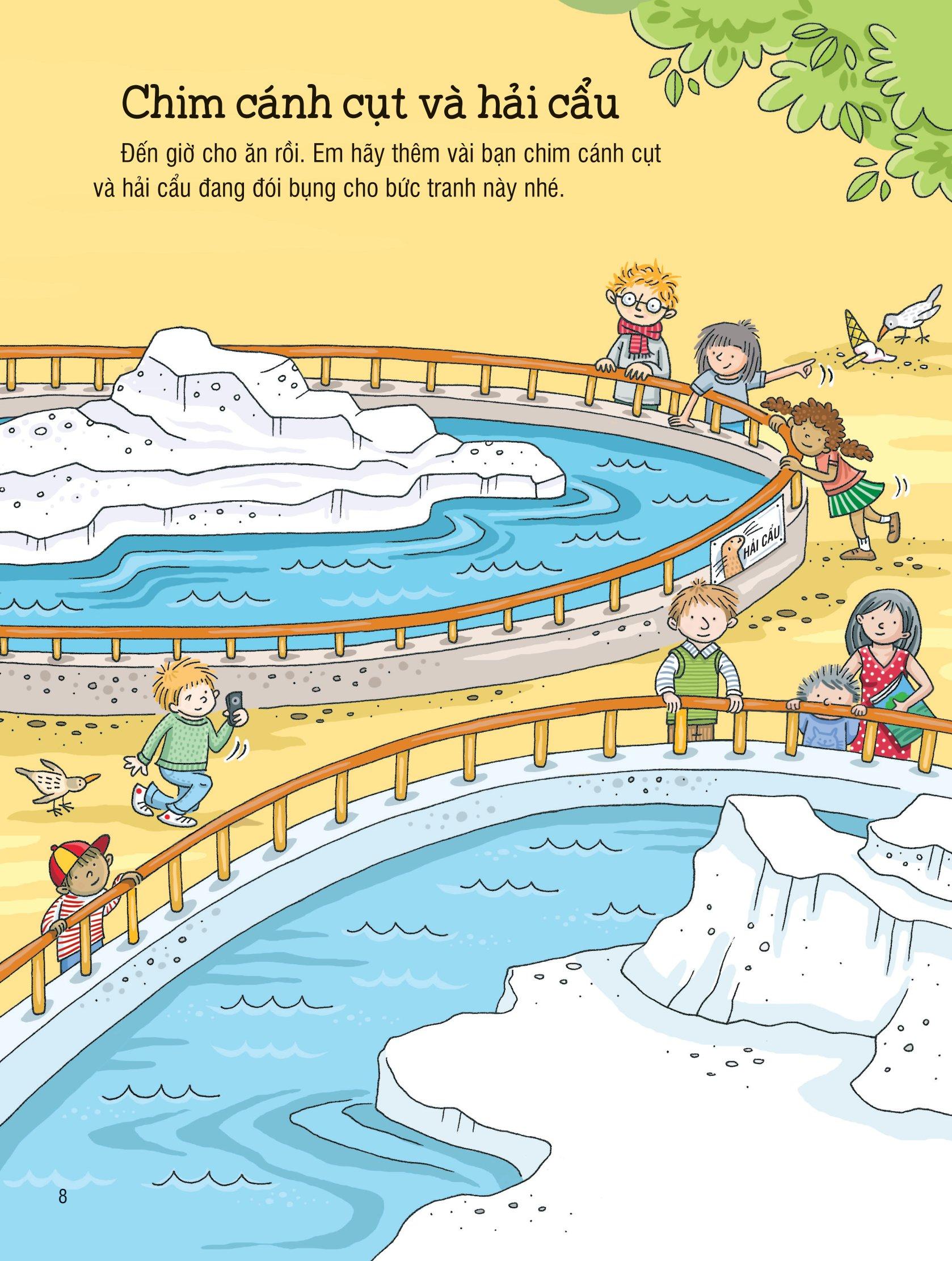 First Sticker Book - Sách Dán Hình Đầu Đời Cho Bé - Sở Thú