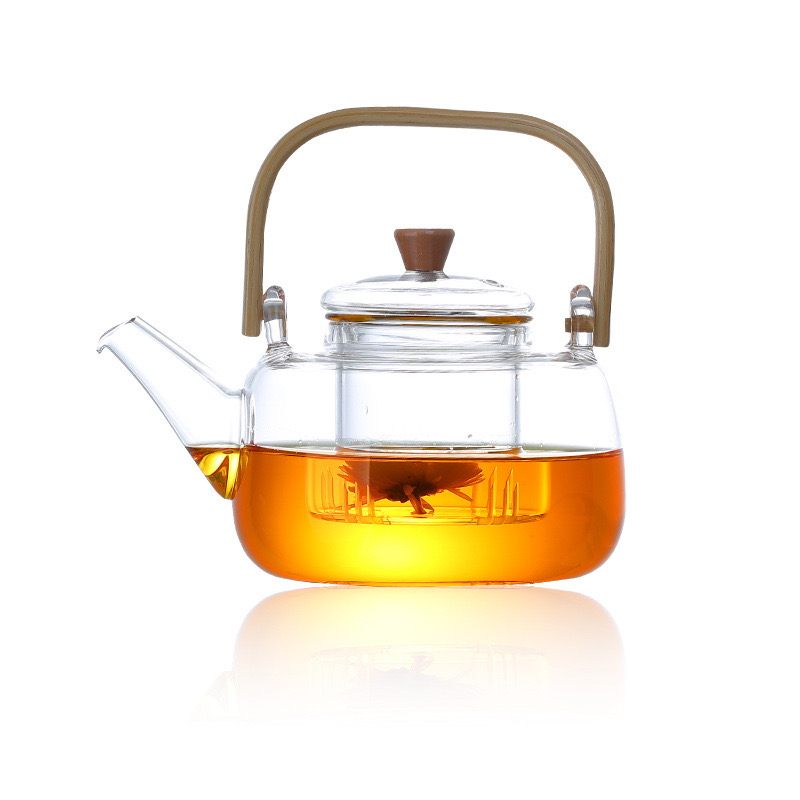 Bình Pha Trà Thủy Tinh Lõi Lộc Thủy Tinh