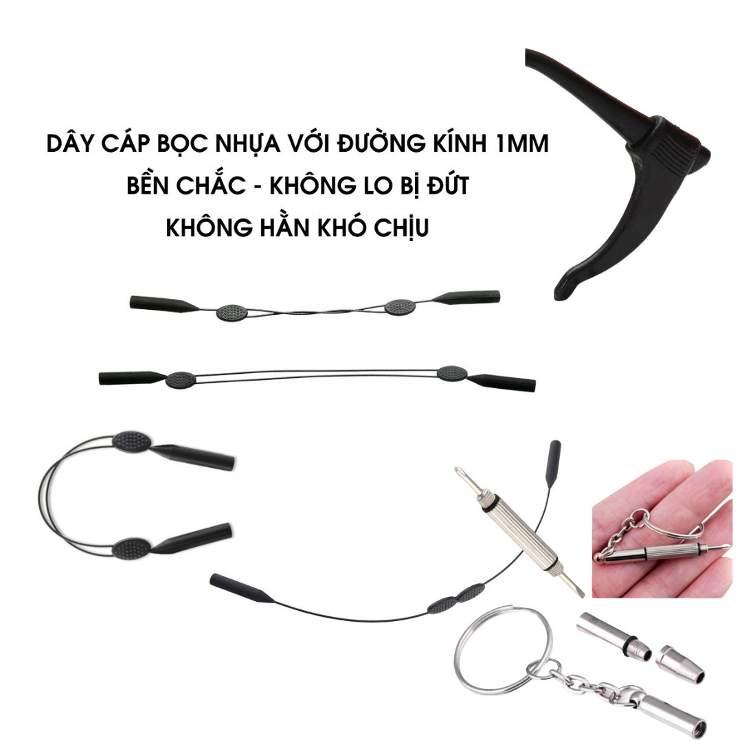 Dây đeo mắt kính giữ gọng kính, chơi thể thao chống rơi kính