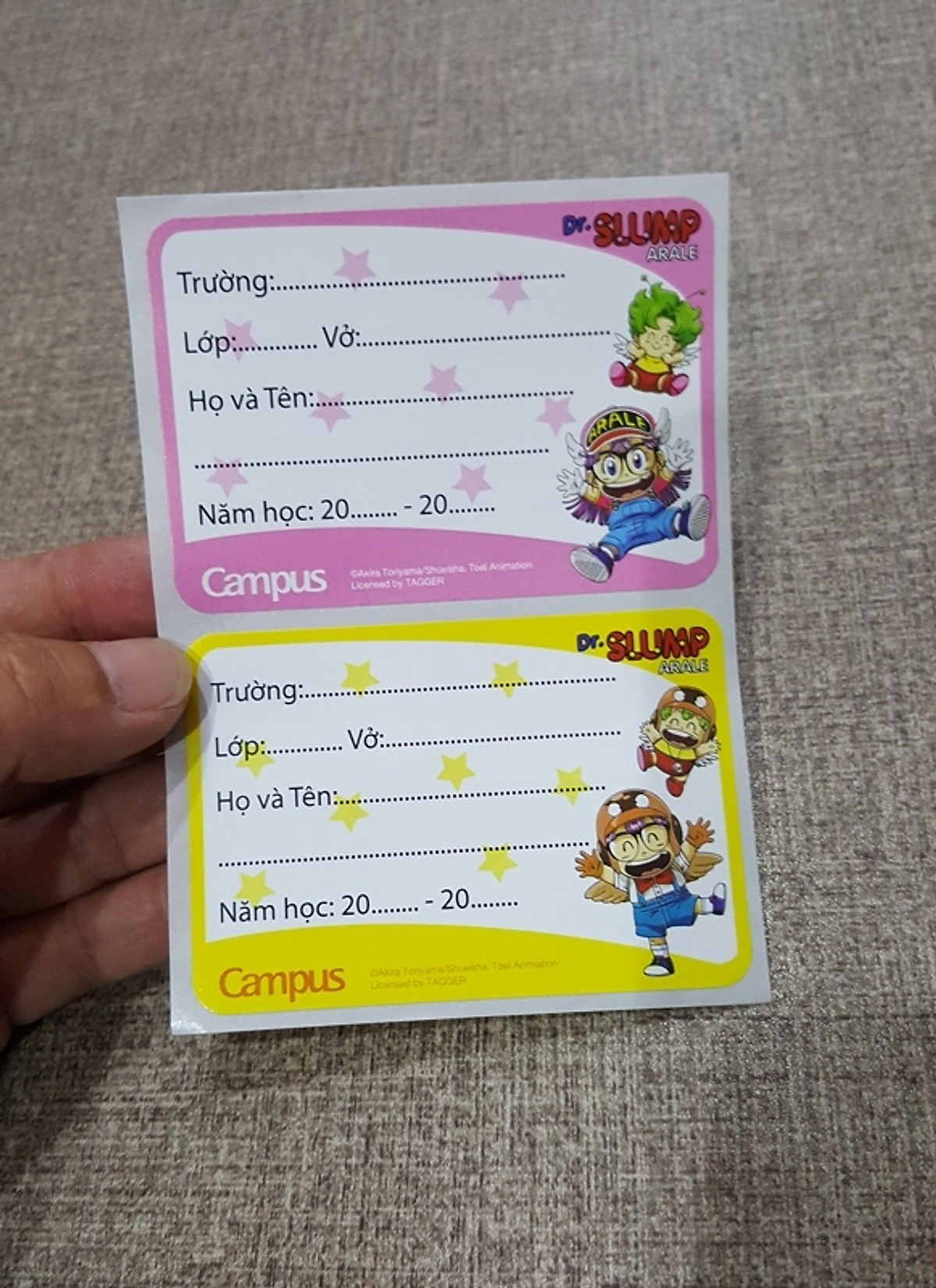 Tập 12 Nhãn Vở Campus Dr. Slump - NT-ARA12
