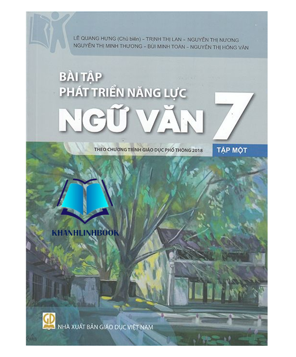 Sách - Combo Bài tập phát triển năng lực Ngữ văn 7 tập 1 + 2