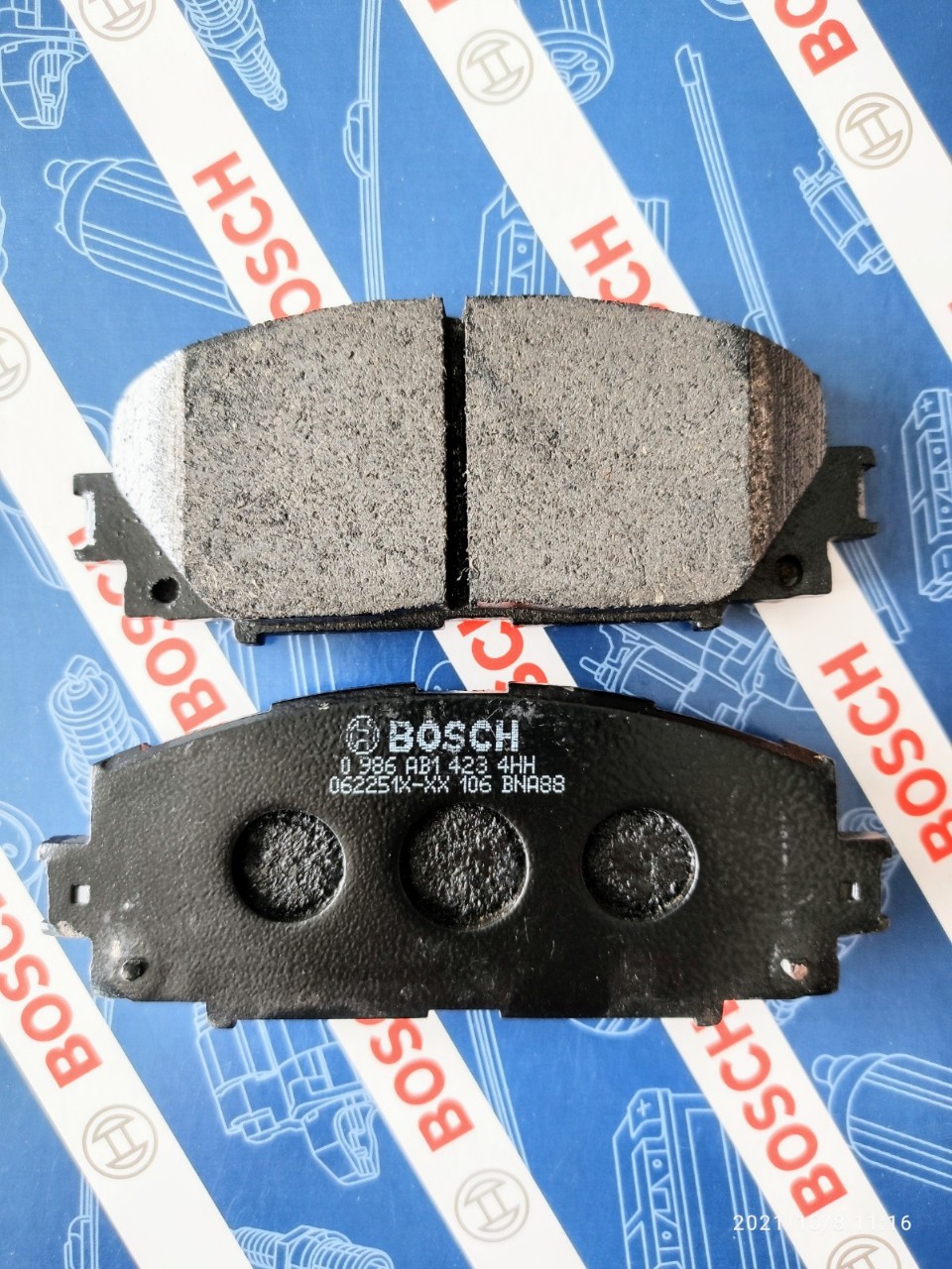 Bố Thắng Trước Toyota Vios Limo 2008-2013 - Bosch BP 1423