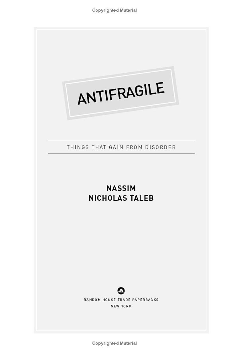 Sách ngoại văn: Antifragile: Things That Gain From Disorder