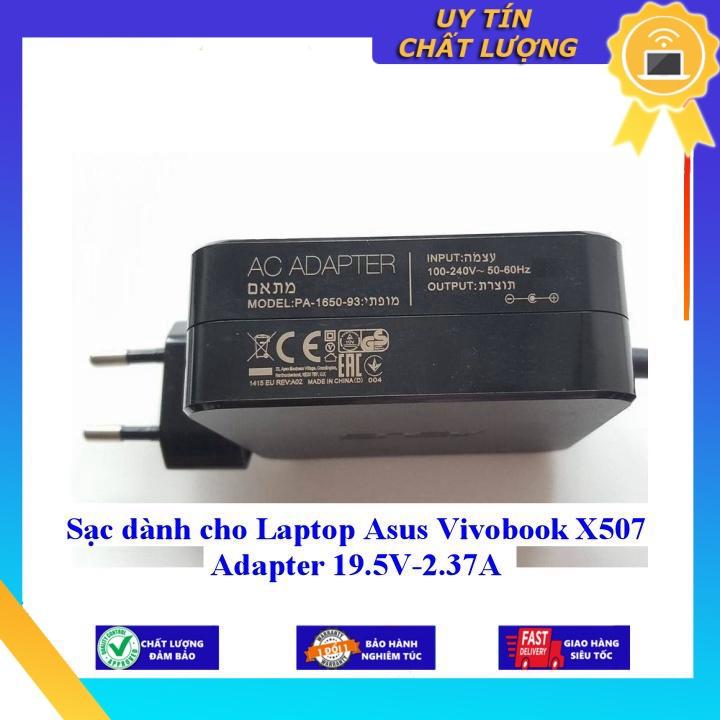 Sạc dùng cho Laptop Asus Vivobook X507 Adapter 19.5V-2.37A - Hàng Nhập Khẩu New Seal