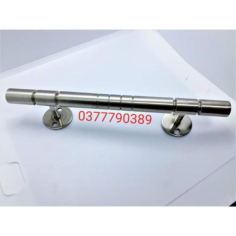 tay nắm cửa inox loại vừa - dài 190mm phi 14mm