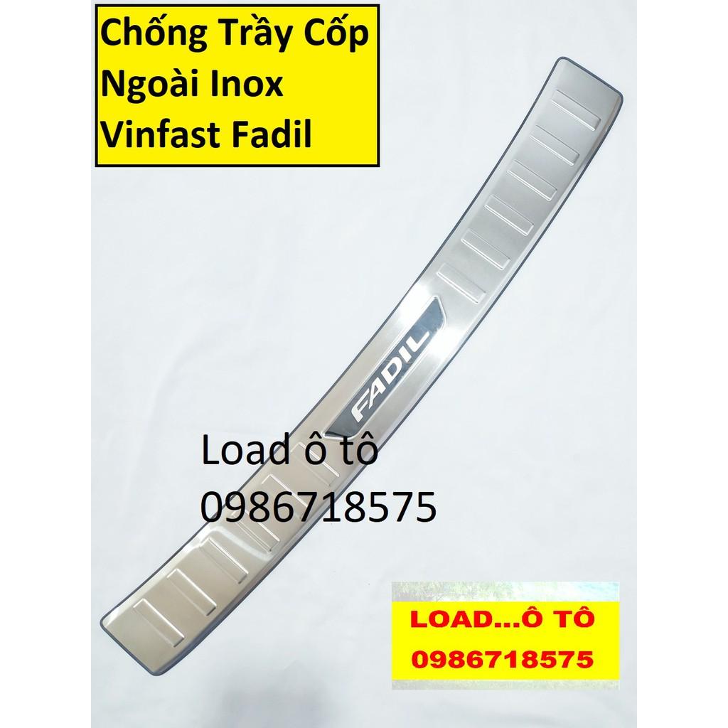 Chống Trầy Cốp Vinfas Fadil 2022-2019 Inox Bên Ngoài Có Gioăng Cao Su