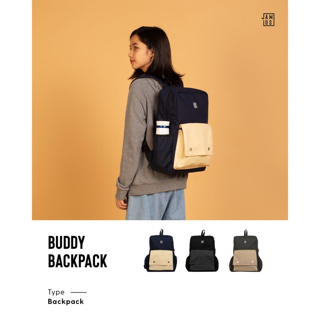 Balo thời trang nhiều ngăn đi học đi chơi vải canvas Buddy Backpack Jamlos