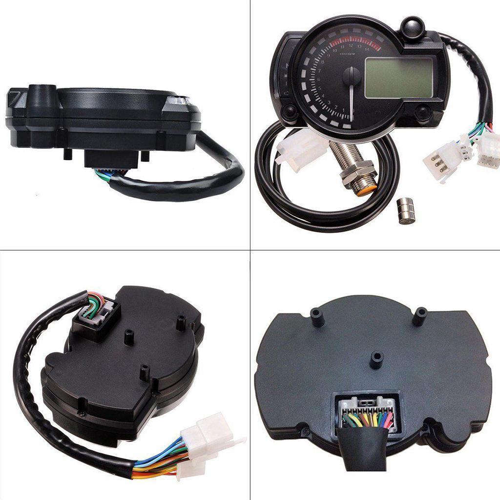 Motorbike Motorcycle Digital Sensor Tachometer 14000RPM