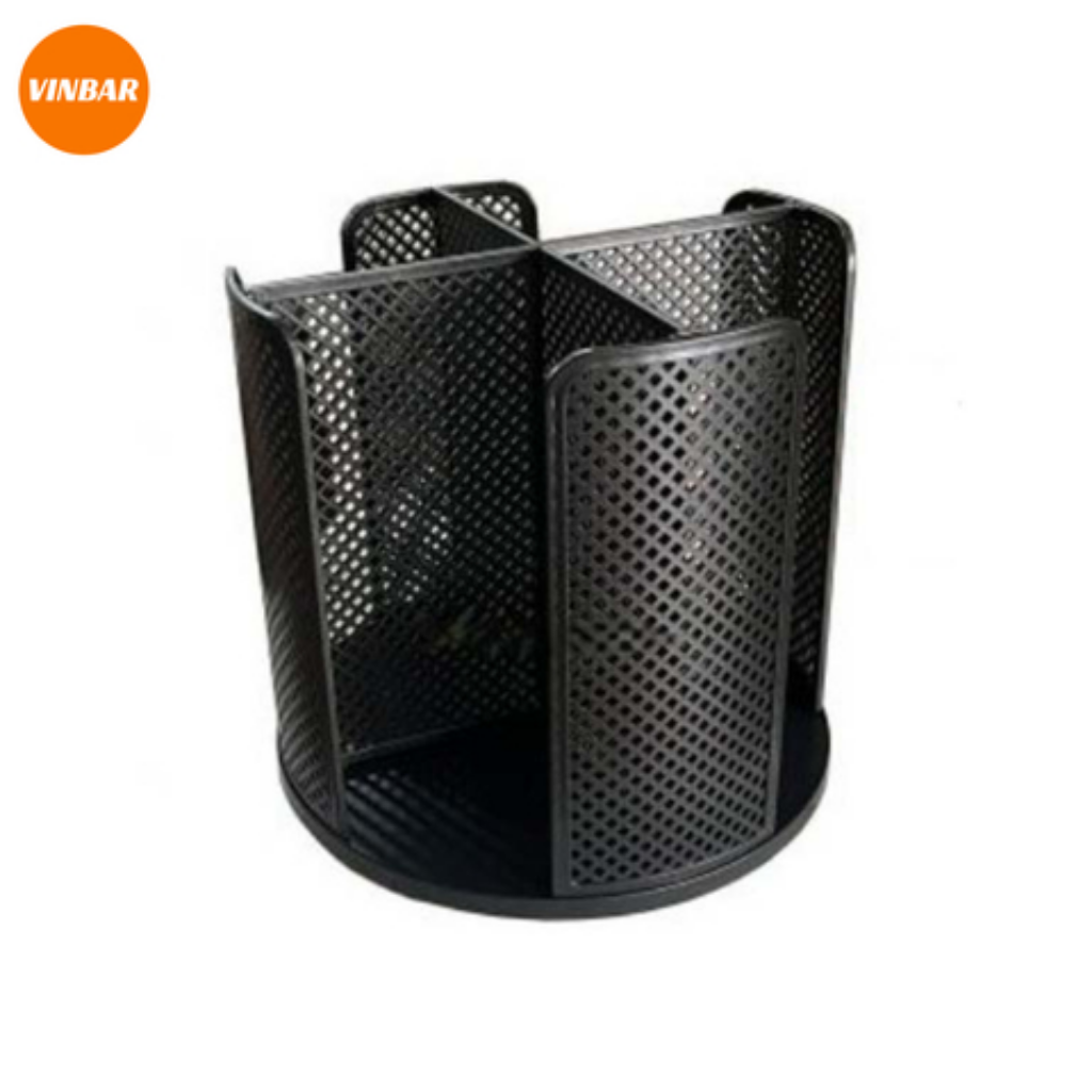 KHAY ĐỰNG LY 4 NGĂN XOAY TRÒN MÀU NGẪU NHIÊN ( CÁI )