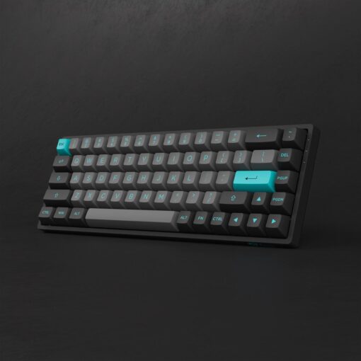 Bàn phím cơ AKKO 3068B Plus Black&Cyan - Hàng Chính Hãng