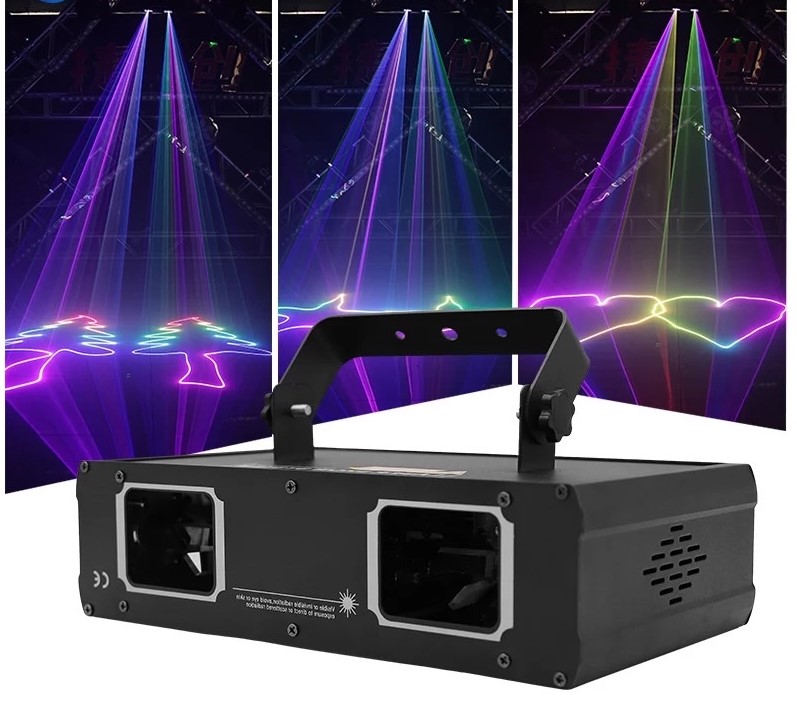 [GTP] ĐÈN LASER 2 CỬA 7 MÀU - CHUYÊN DÙNG TRONG BAR , NHÀ HÀNG TIỆC CƯỚI .