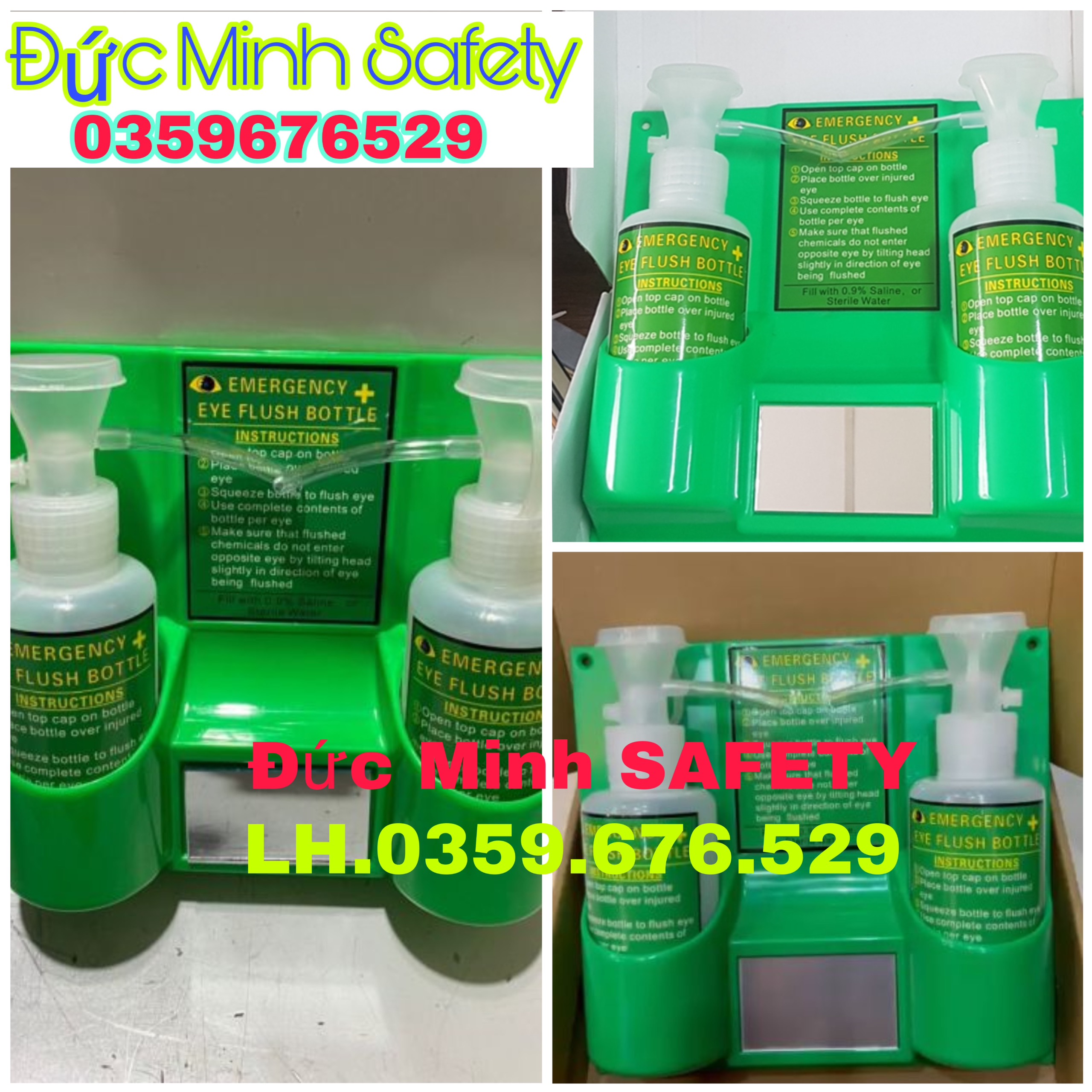 Bình xịt rửa mắt khẩn cấp, thiết bị rửa mắt khẩn cấp