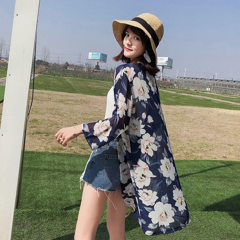 Áo khoác cardigan chiffon nữ chống nắng