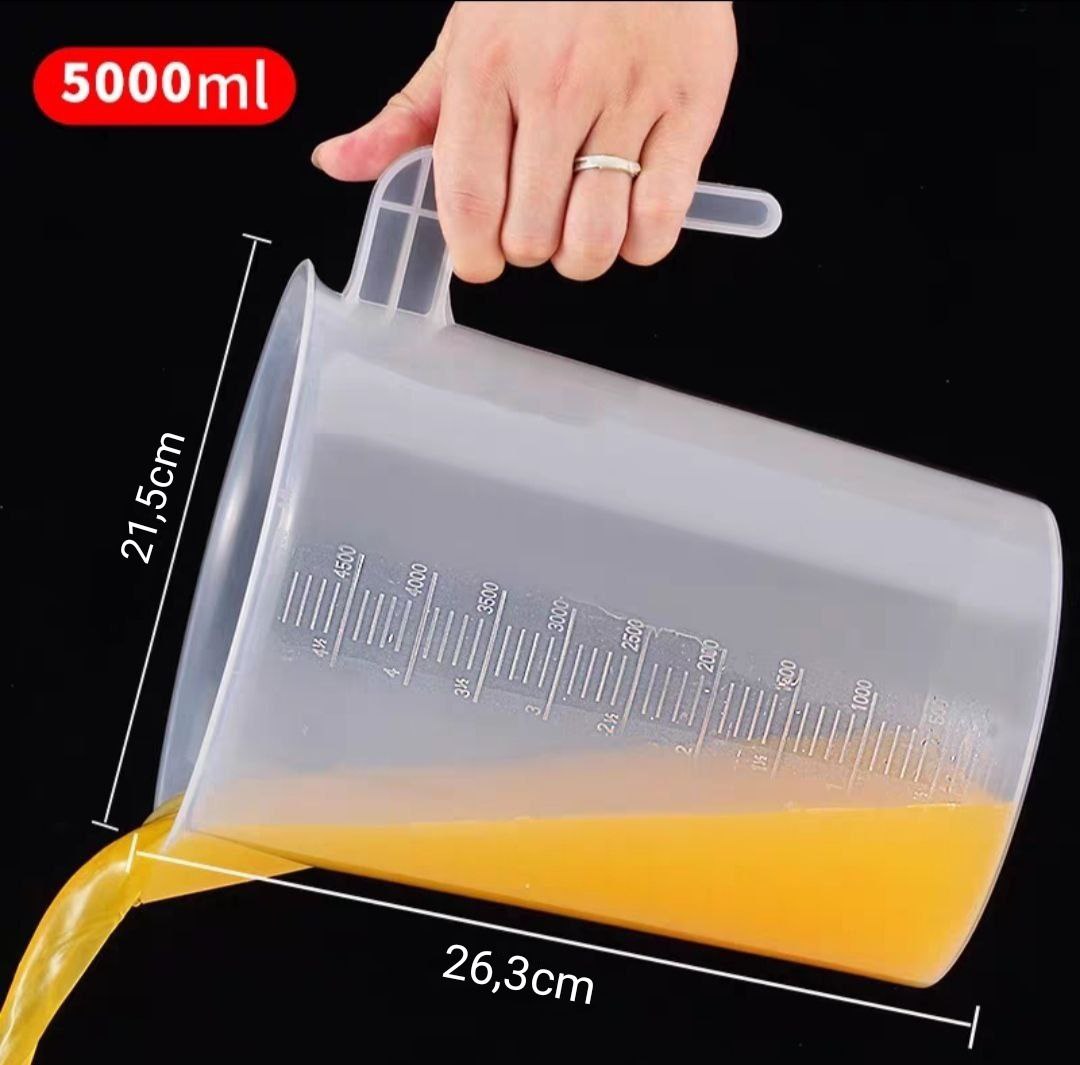Combo 3 ca đong nhựa có vạch chia dung tích 3 lít