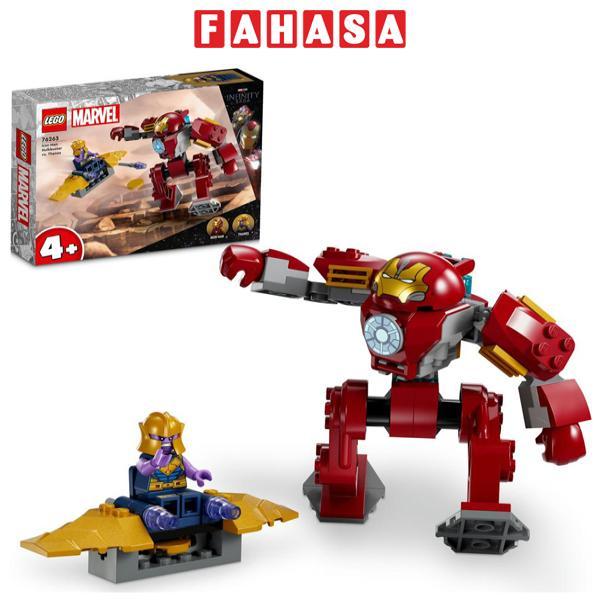 Đồ Chơi Lắp Ráp Hulkbuster Đối Đầu Thanos - Iron Man Hulkbuster Vs. Thanos - Lego Superheroes 76263 (66 Mảnh Ghép)