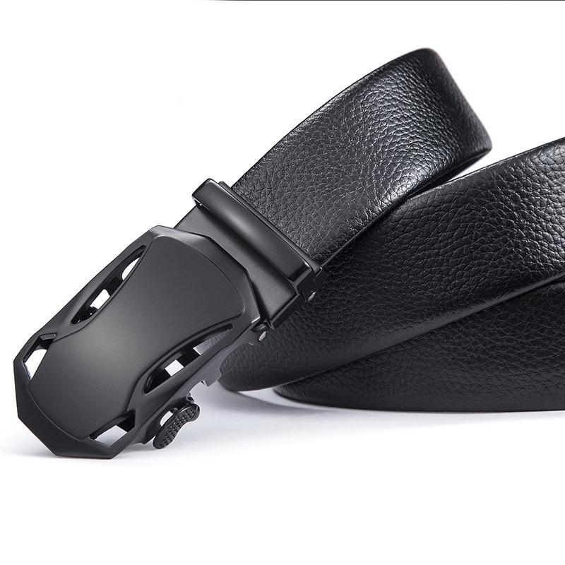 Thắt lưng nam da chống nước,dây nịt nam khóa chống gỉ độ bền cao thời trang PUGI - R27