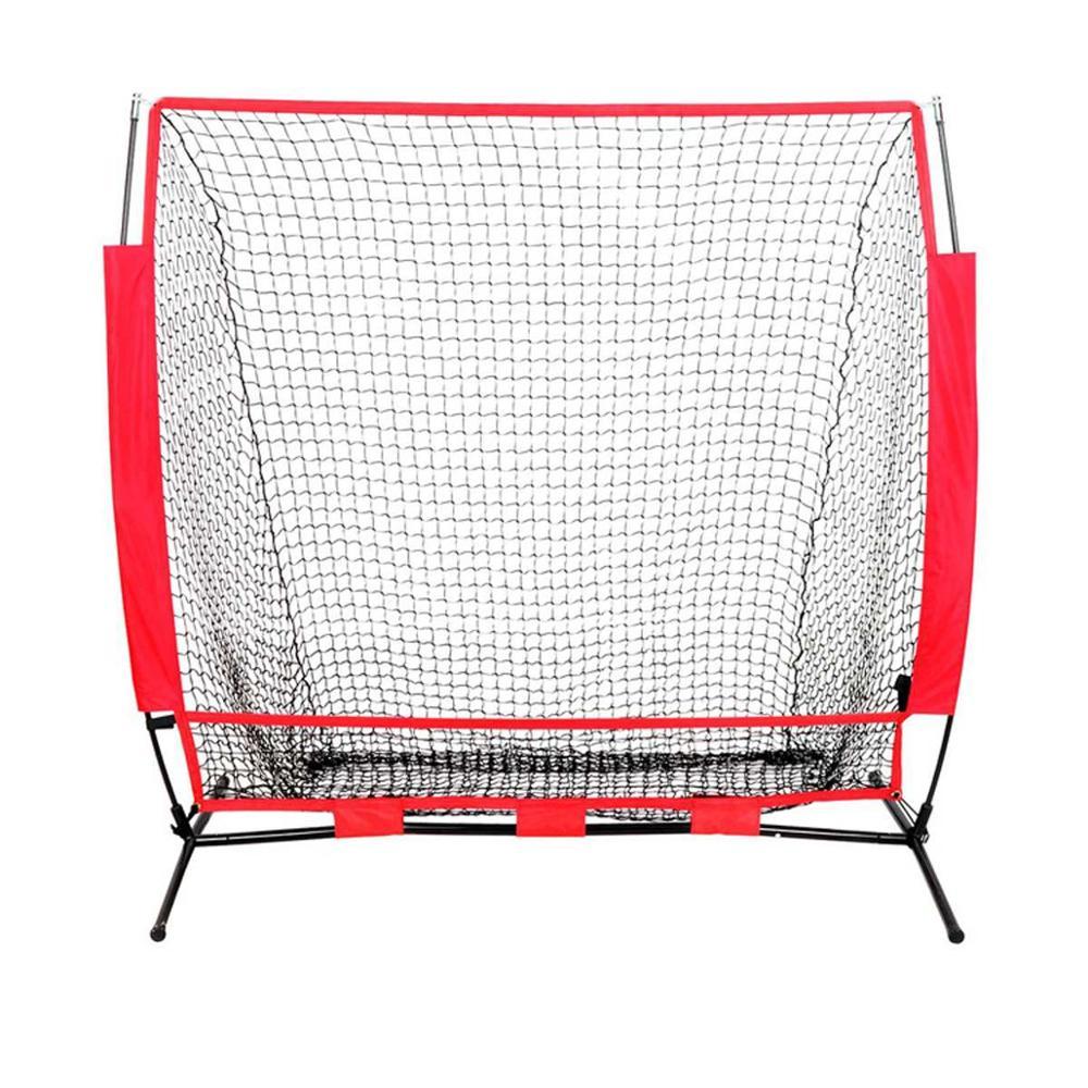 Mạng lưới bóng chày bóng mềm 5x5 feet với khung đánh bóng đánh bắt b sau đó