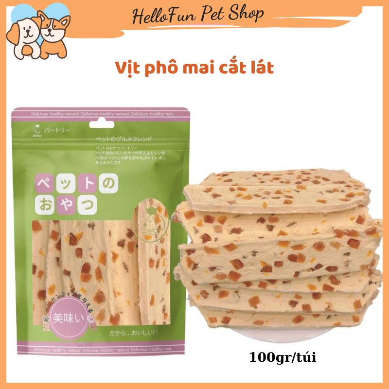 Bánh thưởng phô mai béo ngậy, giàu dinh dưỡng cho thú cưng (Snack cho chó mèo nhiều vị)