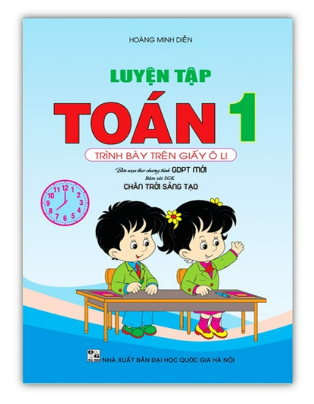 Sách - Luyện Tập Toán 1 - Trình Bày Trên Giấy Ô Li -