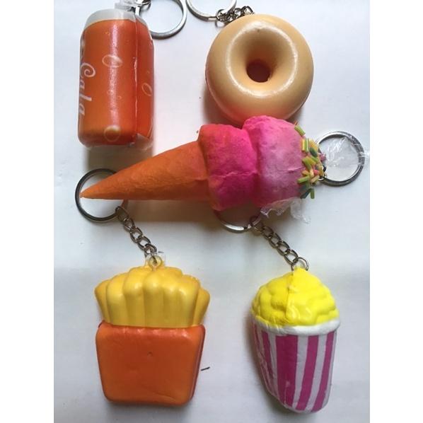 Combo 5 móc khoá Squishy
