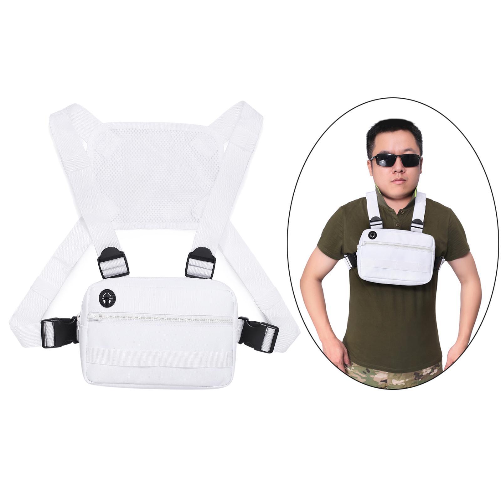 Men Chest Rig  Outdoor Harness Bag Hiking Pouch Shoulder