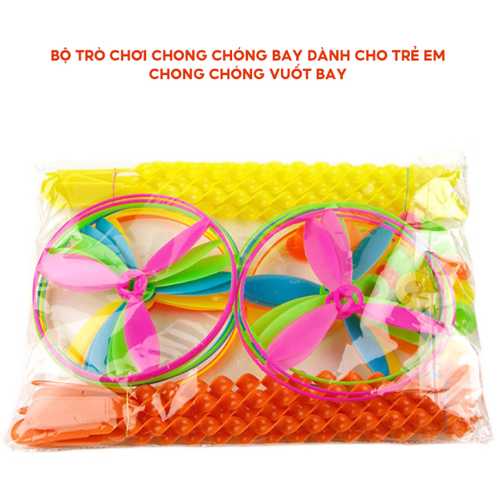 Đồ Chơi Dành Cho Trẻ Em  Chong Chóng Kéo Bay Lên Trời Phát Sáng Giá Rẻ Vui Nhộn