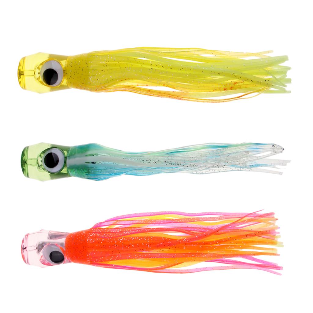 Octopus Squid Skirt Lure Marlin Tuna Trolling Lure Saltwater Fishing Lure