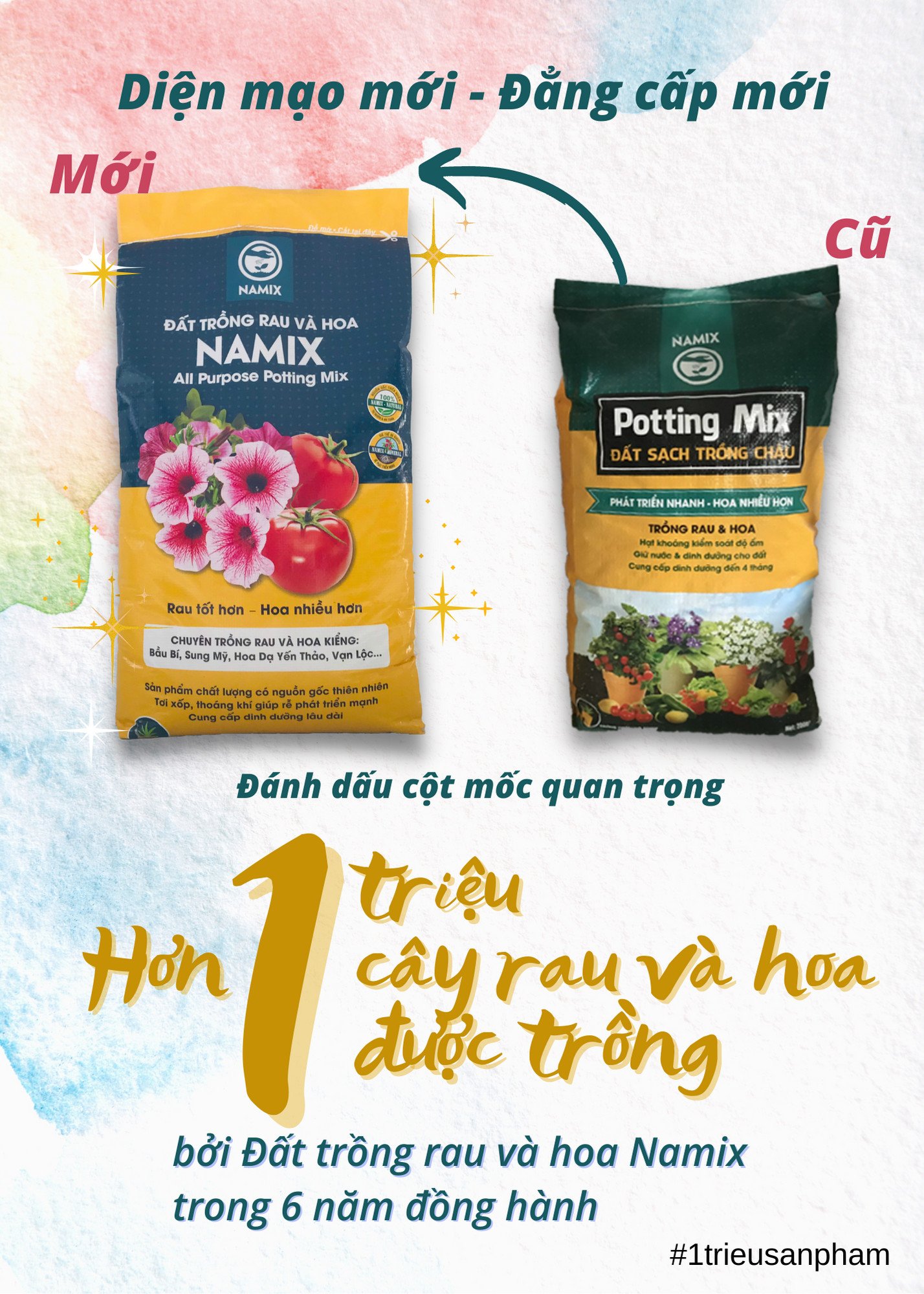 Đất sạch Potting Mix bao 20dm3