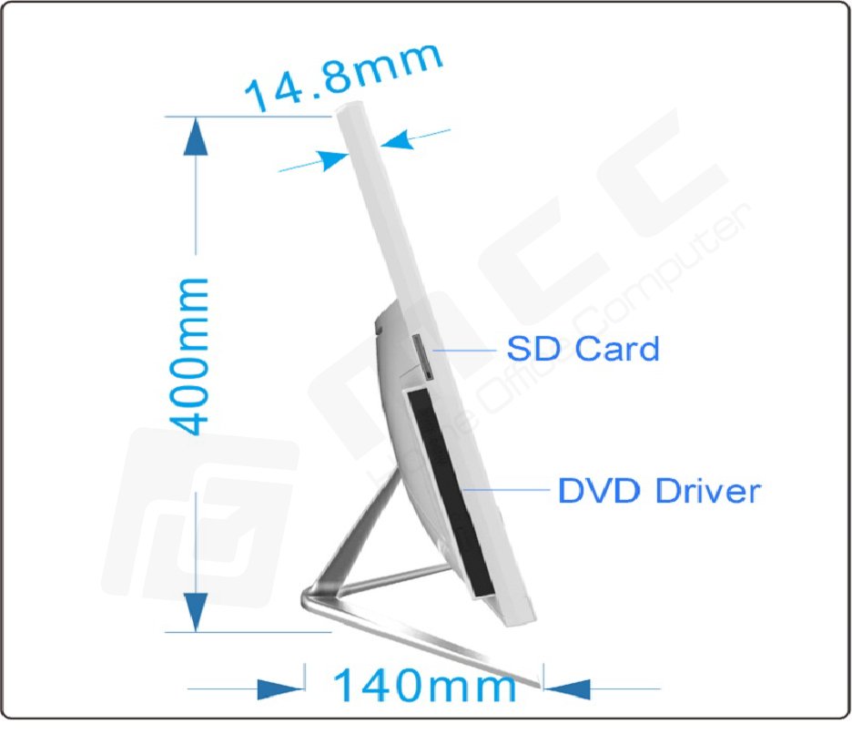 Bộ PC All In One MCC 5482P2 Home Office Computer CPU G5400/ Ram8G/ SSD240G/ Wifi/ Camera/ 22inch ( Hàng chính hãng)