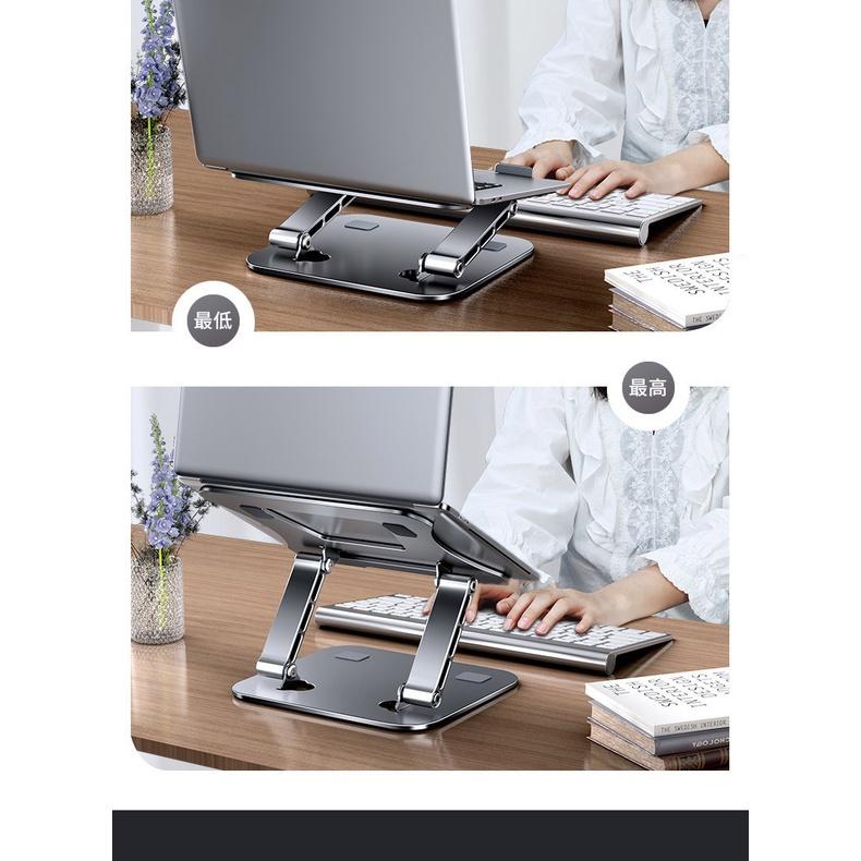 LS515 - Giá đỡ laptop tablet bằng nhôm kiêm đế tản nhiệt nâng Macbook Laptop điều chỉnh góc nghiêng độ cao