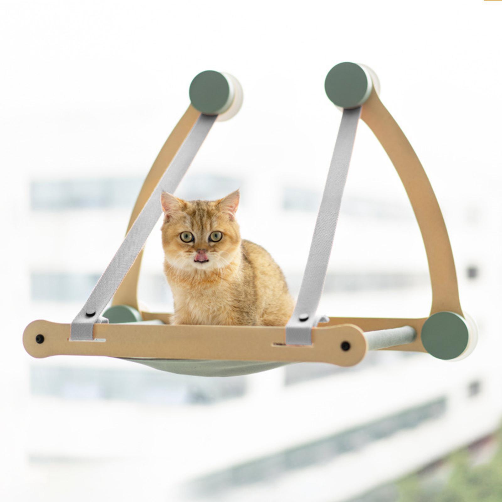 Cat Window Perch Washable Sturdy Space Saving for Climbing Bedroom Sleeping