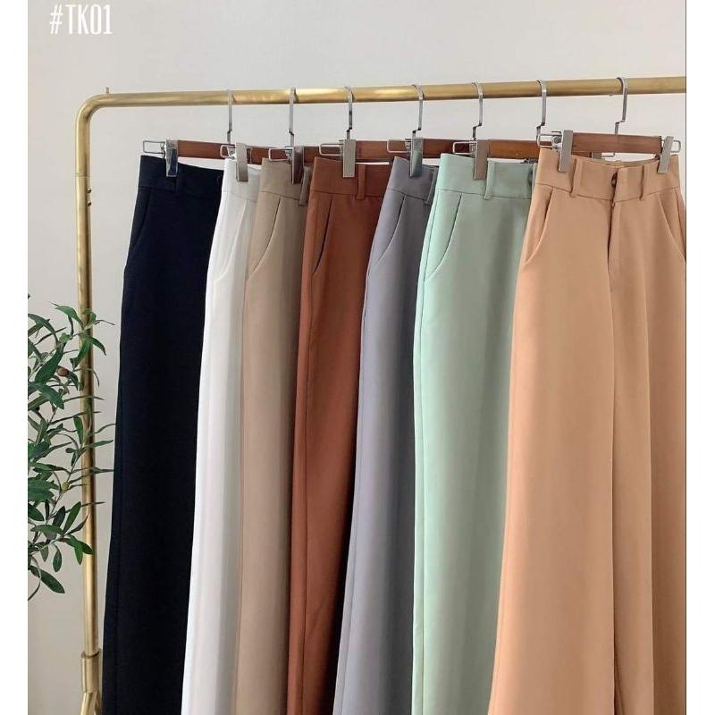 Chen.room Quần tây ống suông thanh lịch Jeny pants, quần công sở nữ trẻ trung