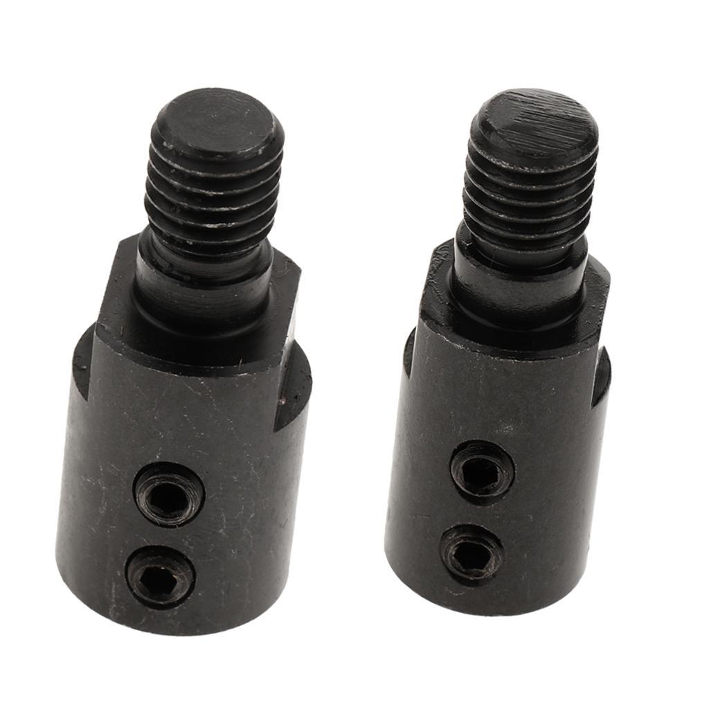 2 Pcs Bench Grinder Saw Blade Adapter Connecting Rod For Motor Shaft 8/10mm