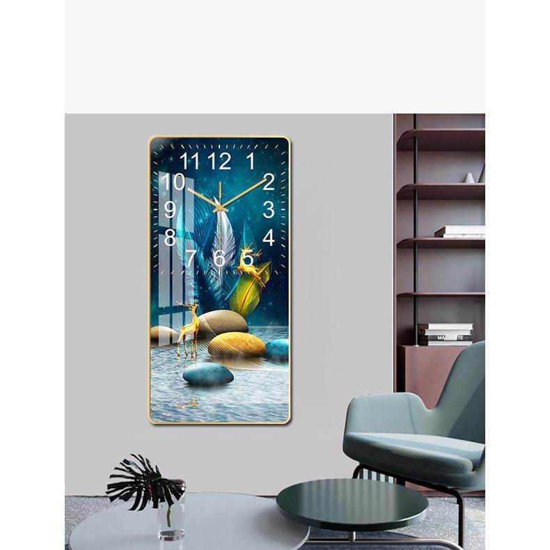Đồng hồ trang trí treo tường 3D phong cách châu Âu độc đáo, Máy kim trôi êm ái - Store368