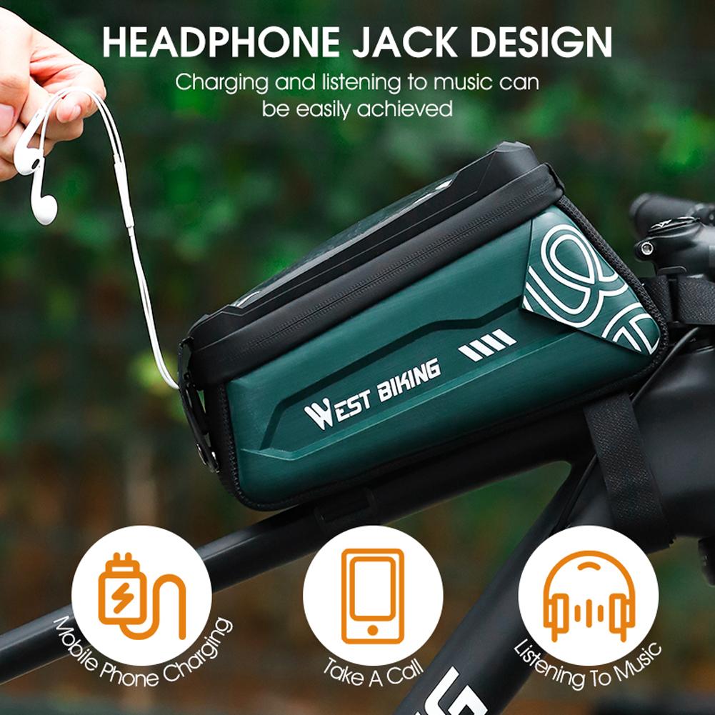 Túi treo đạp xe đạp WEST BIKING dung tích 2.5L di động tiện lợi