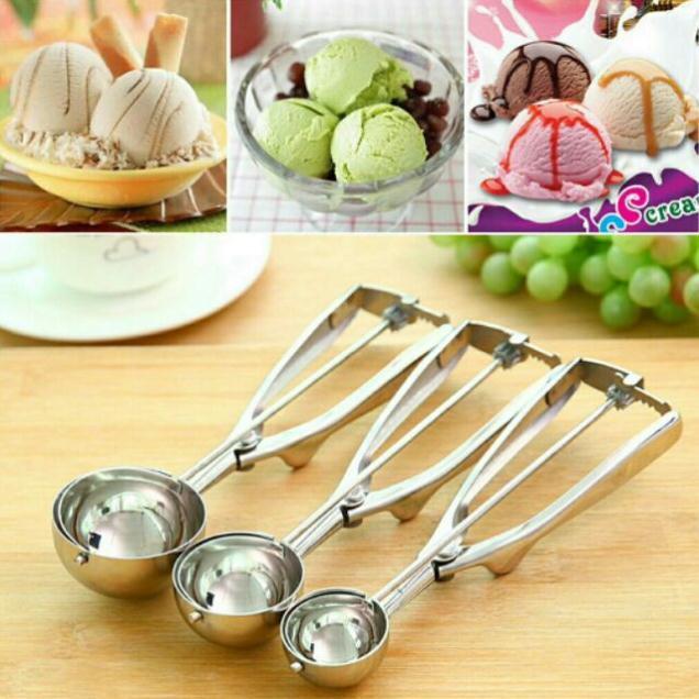 Muỗng múc kem inox/ Muỗng xúc kem, trái cây bằng inox