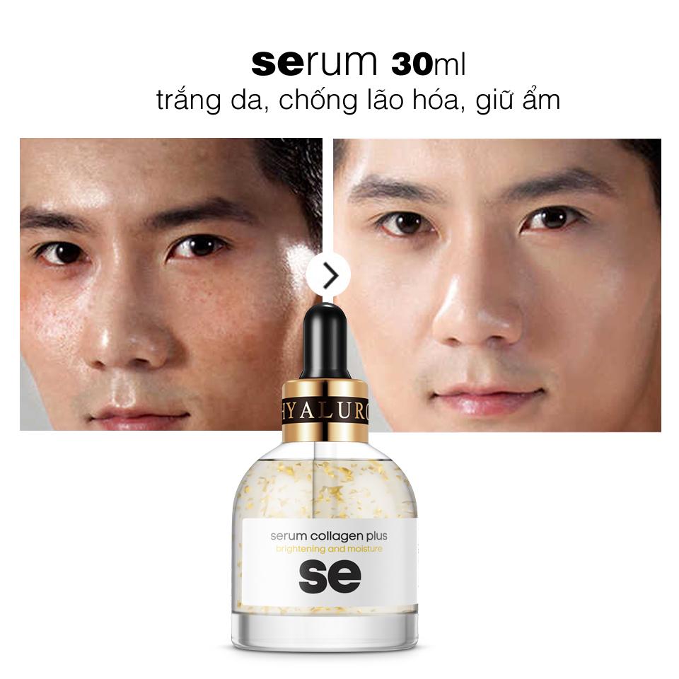 TOTAL BEAUTY SErum COLLAGEN +TRẮNG DA, GIỮ ẨM CHỐNG LÃO HÓA 30ml LANGCE DÀNH CHO NAM