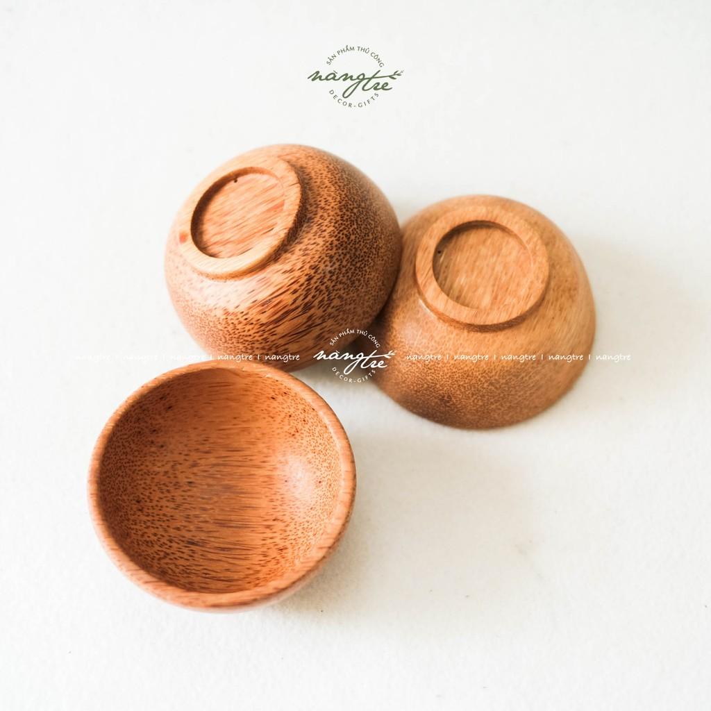 Chén gỗ dừa - Bát gỗ dừa - Coconut cup