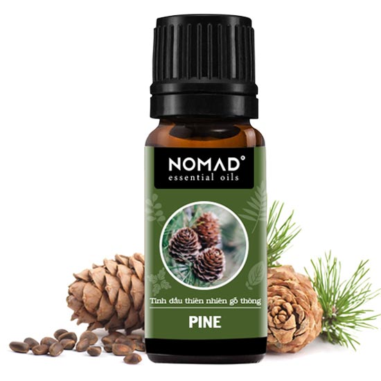 Combo 3 Tinh Dầu Nguyên Chất Nomad: Tinh Dầu Sả Chanh (10ml) + Tinh Dầu Gỗ Thông (10ml) + Tinh Dầu Vỏ Cam 10ml)