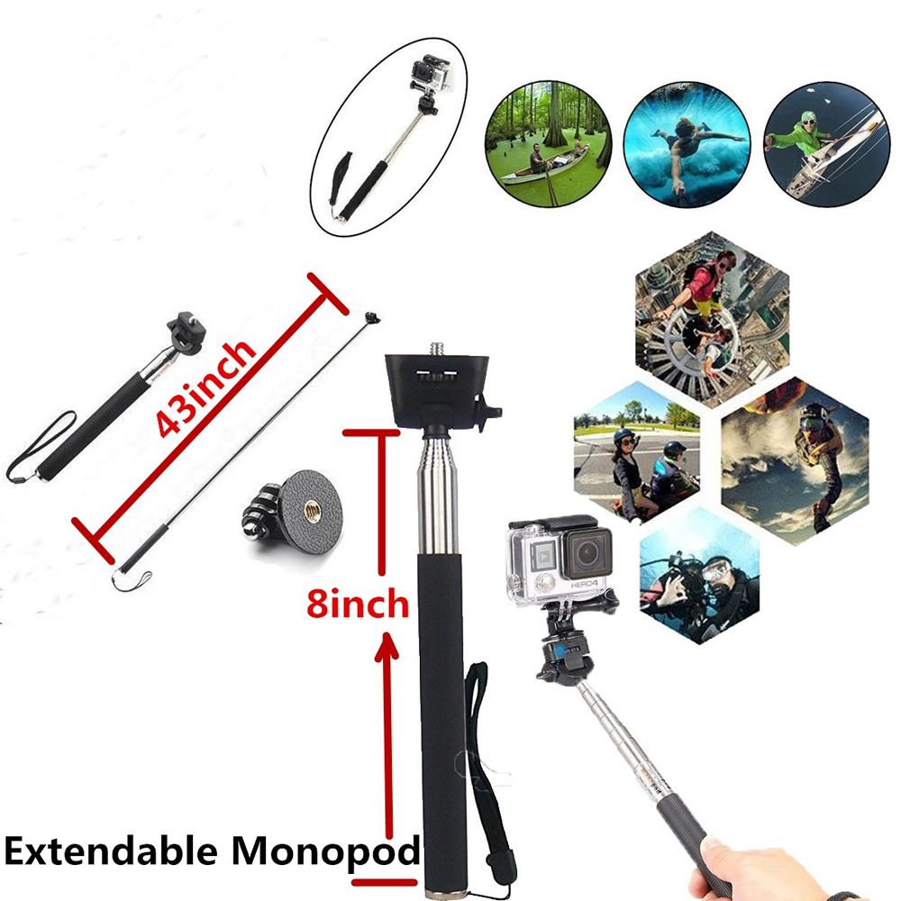 Dây đai đeo ngực 29pc cho Gopro Hero Dây đai gắn cho GoPro SJCAM SJ4000 Sport Cam Fix