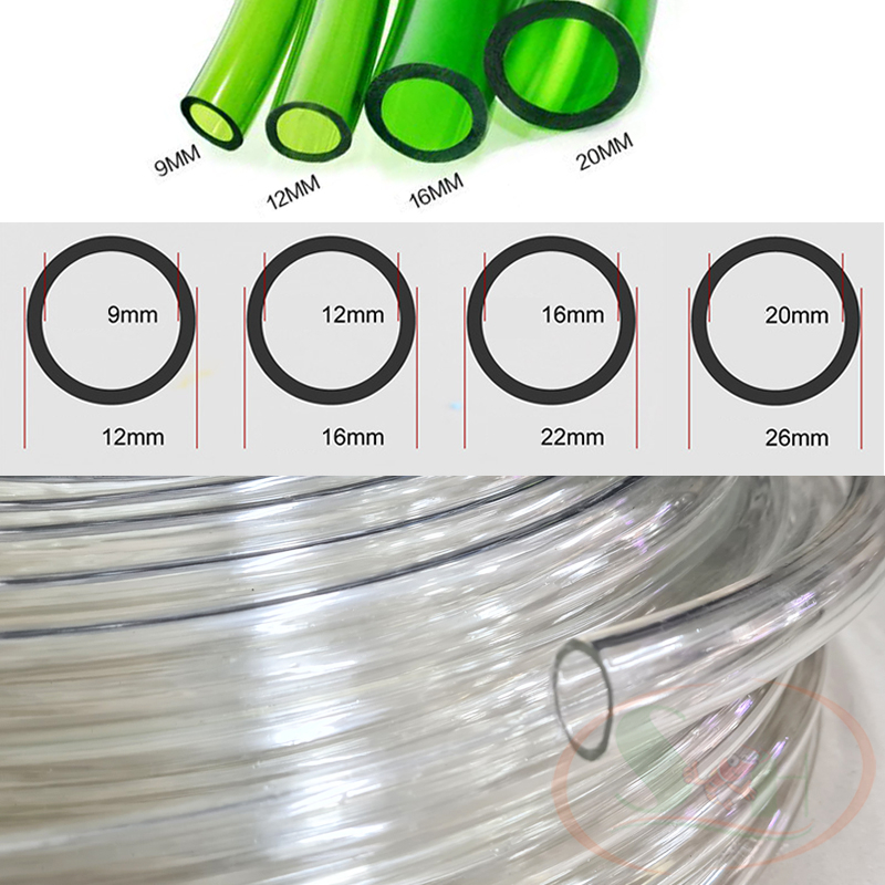 Ống dây chống gập phi 9, 12, 16, 20 mm chuyên dụng lọc thùng bể cá tép