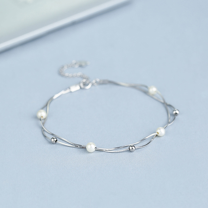 Lắc tay nữ hạt tròn thời trang trẻ trung