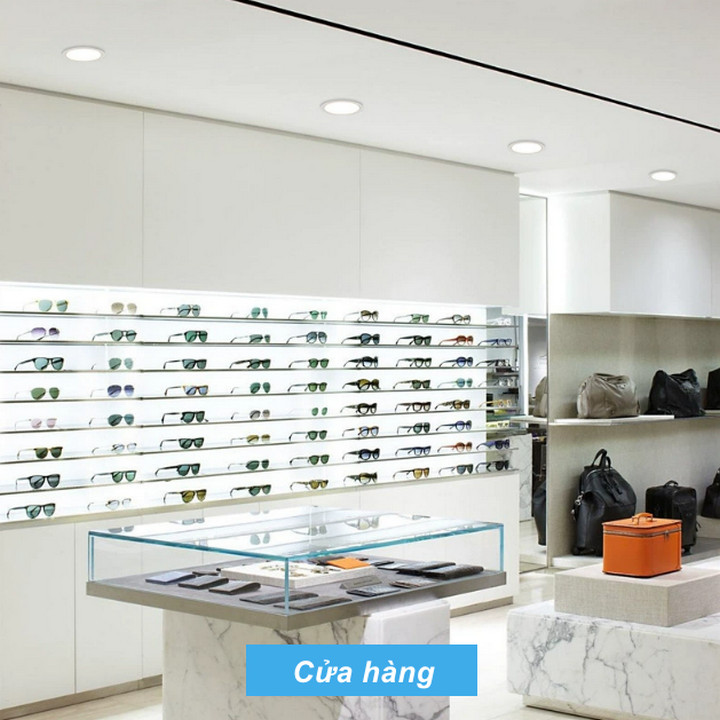 Đèn LED Âm Trần Thạch Cao Sảnh Showroom 12W 6000K - Home and Garden