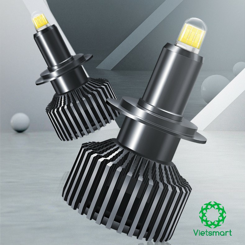 Đèn pha Led ô tô 360 độ F3 8 mặt 24 hạt LED hiệu suất cao 70W cao cấp dành cho xe máy ô tô
