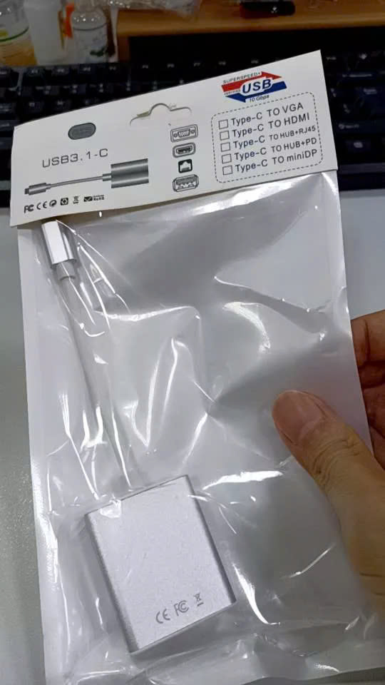 CÁP HDMI - DISPLAYPORT BÁN 1 Bộ Cáp Type C to HDMI CÁP USB TYPEC 3.1 TO HDMI Cho Laptop Máy Tính Bảng TV MacBookk - Hàng Nhập Khẩu